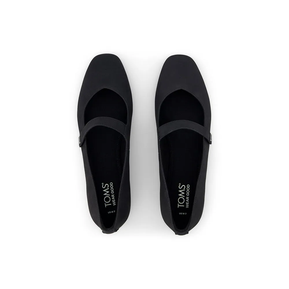 TOMS Women Bianca Flat - Leather Black