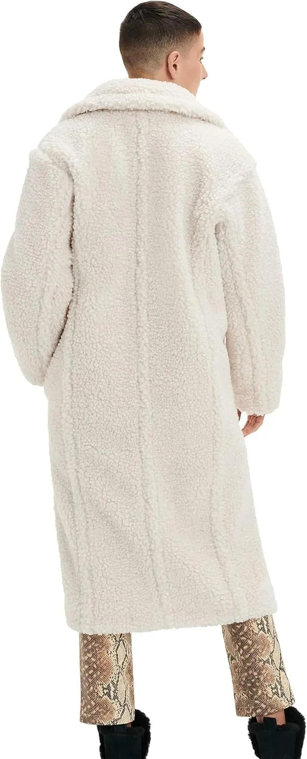UGG Women's Gertrude Long Teddy Coat