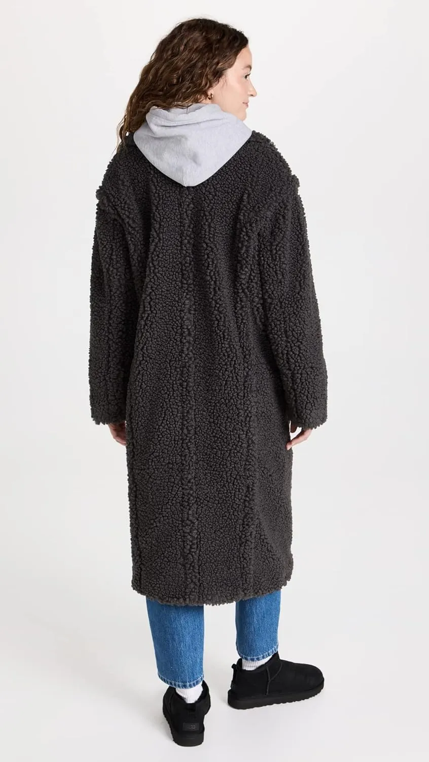 UGG Women's Gertrude Long Teddy Coat