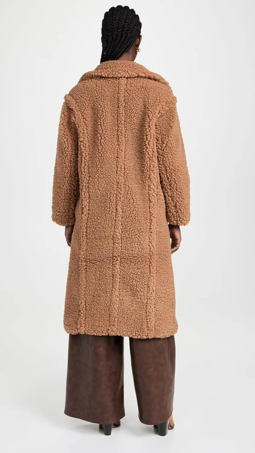 UGG Women's Gertrude Long Teddy Coat