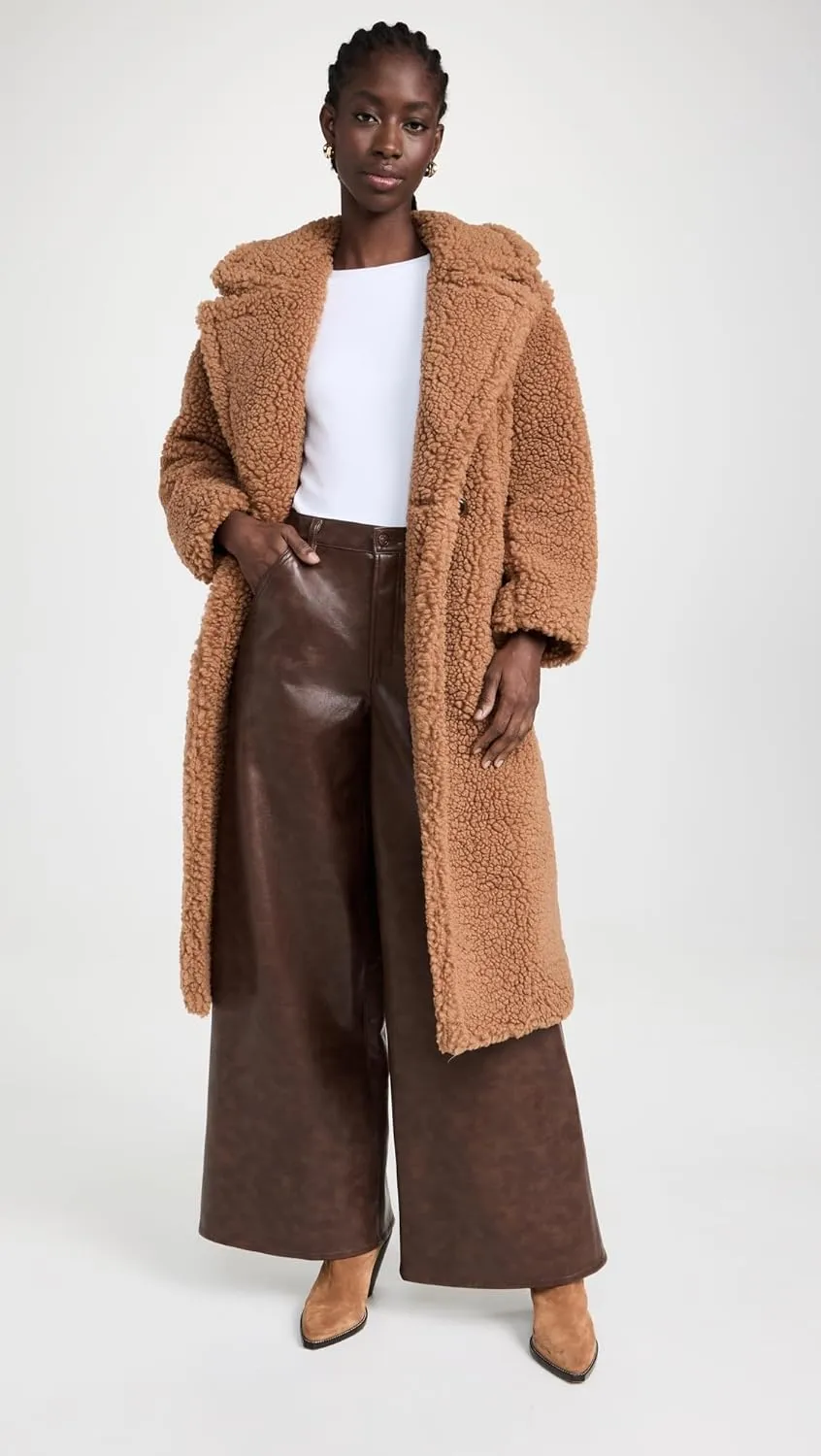 UGG Women's Gertrude Long Teddy Coat