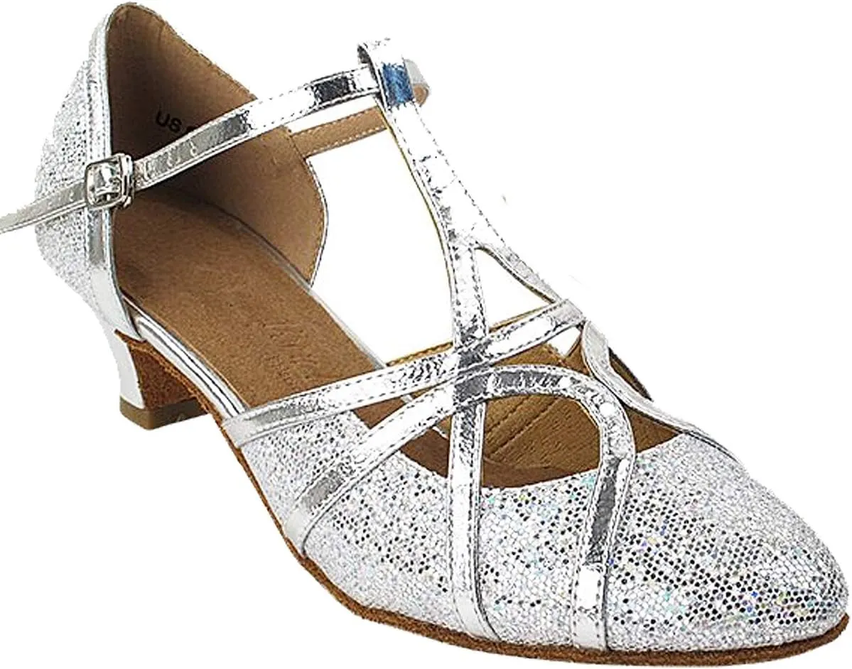 Very Fine Dance Shoes Women's Ballroom Dance Shoes Salsa Latin Practice Shoes Sera3541EB Comfortable 1.2" [Bundle of 5]