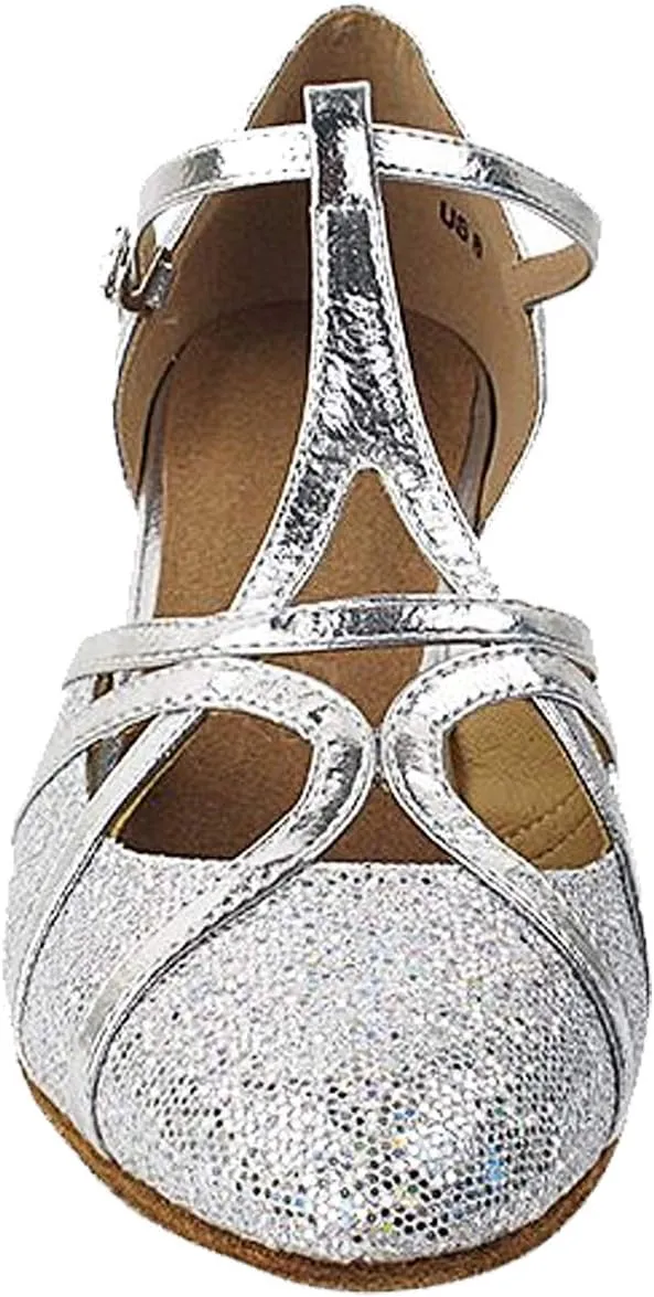 Very Fine Dance Shoes Women's Ballroom Dance Shoes Salsa Latin Practice Shoes Sera3541EB Comfortable 1.2" [Bundle of 5]