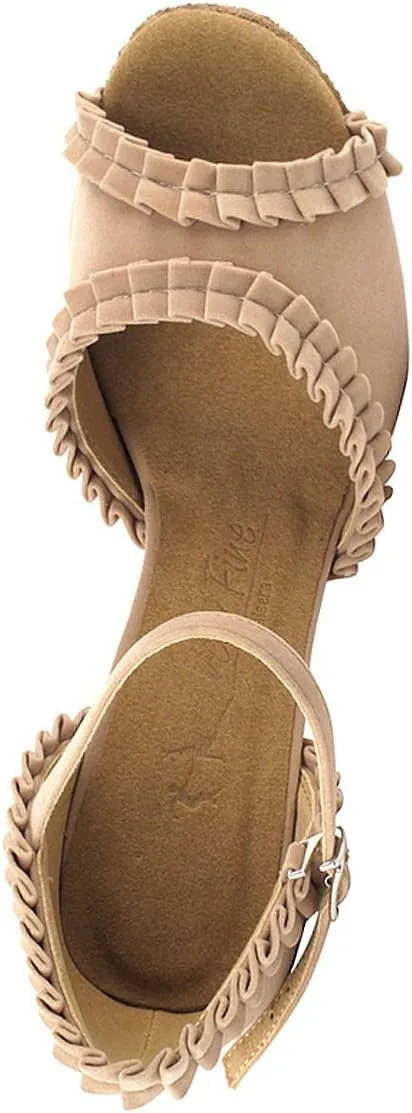 Very Fine Women's Ballroom Dance Shoes Tango Wedding Salsa Shoes Sera7001EB Comfortable Dance Shoes 3" [Bundle of 5]