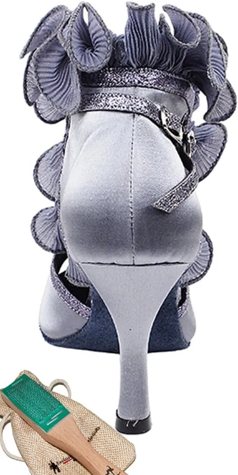 Very Fine Women's Ballroom Dance Shoes Tango Wedding Salsa Shoes Sera7013EB Comfortable Dance Shoes 3" [Bundle of 5]
