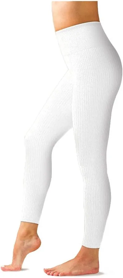 Warner's Women's Leggings - Seamless Shaping High Waisted Control Yoga Pants - Run Resistant Workout Pants for Women (S-XL)