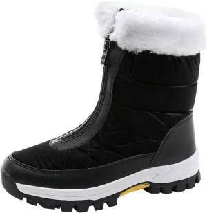 Winter Boots for Women Cute Women's Waterproof Boots Wide Width Ankle Snow Boots Womens Size 9 Womens Snow Shoes Waterproof Botas Para Invierno Mujer De Tacon