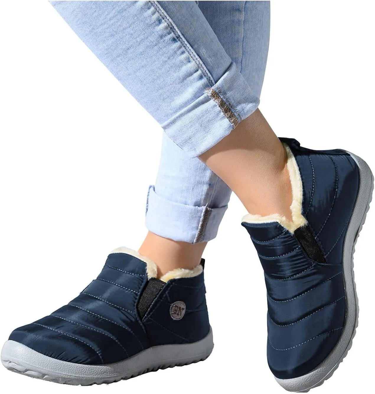 Winter Boots for Women Waterproof Thermal Women Snow Boots Size 8 Winter Boots for Women Snow Waterproof Womens Waterproof Hiking Boots Wide Width Botas Invierno Mujer Negras