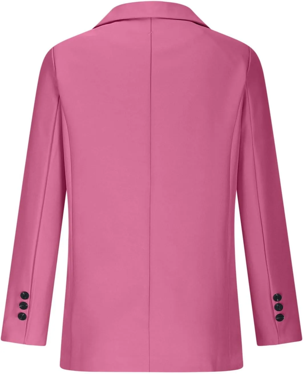 Women Business Casual Blazer with Lined,Professional Work Suit Jacket with PocketsLong Sleeve Button Open Front