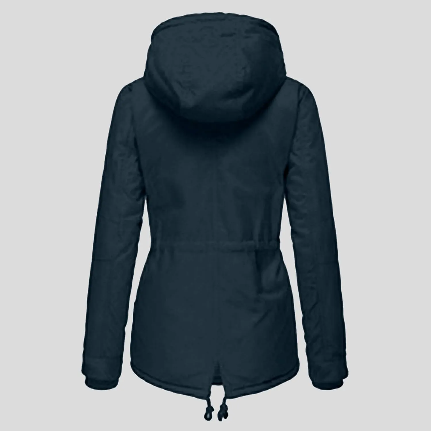 Women Plus Size Winter Overcoat Women's Jacket Thick Outwear Plush Lined Hooded Coat Warm Trench Women's Coat Women's