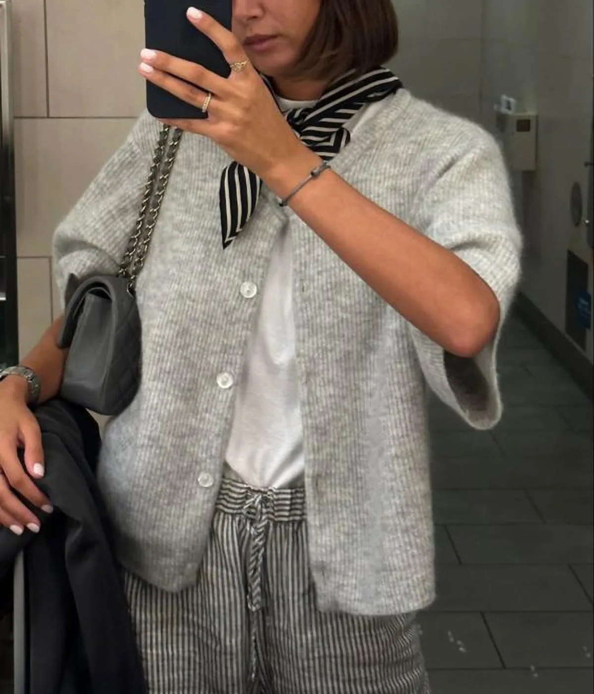 Women Short Sleeve Button Down Cropped Cardigan Sweater T-Shirts Y2k Girls Knit Pullover Crop Tops Fall Clothes