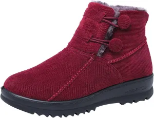 Women Snow Boots Winter Shoes with Fur Lined Warm Slip on Boots Womens Winter Boots Waterproof Tall Women's Boots Winter Womens Snow Shoes Waterproof Snow Shoes for Women Slip on