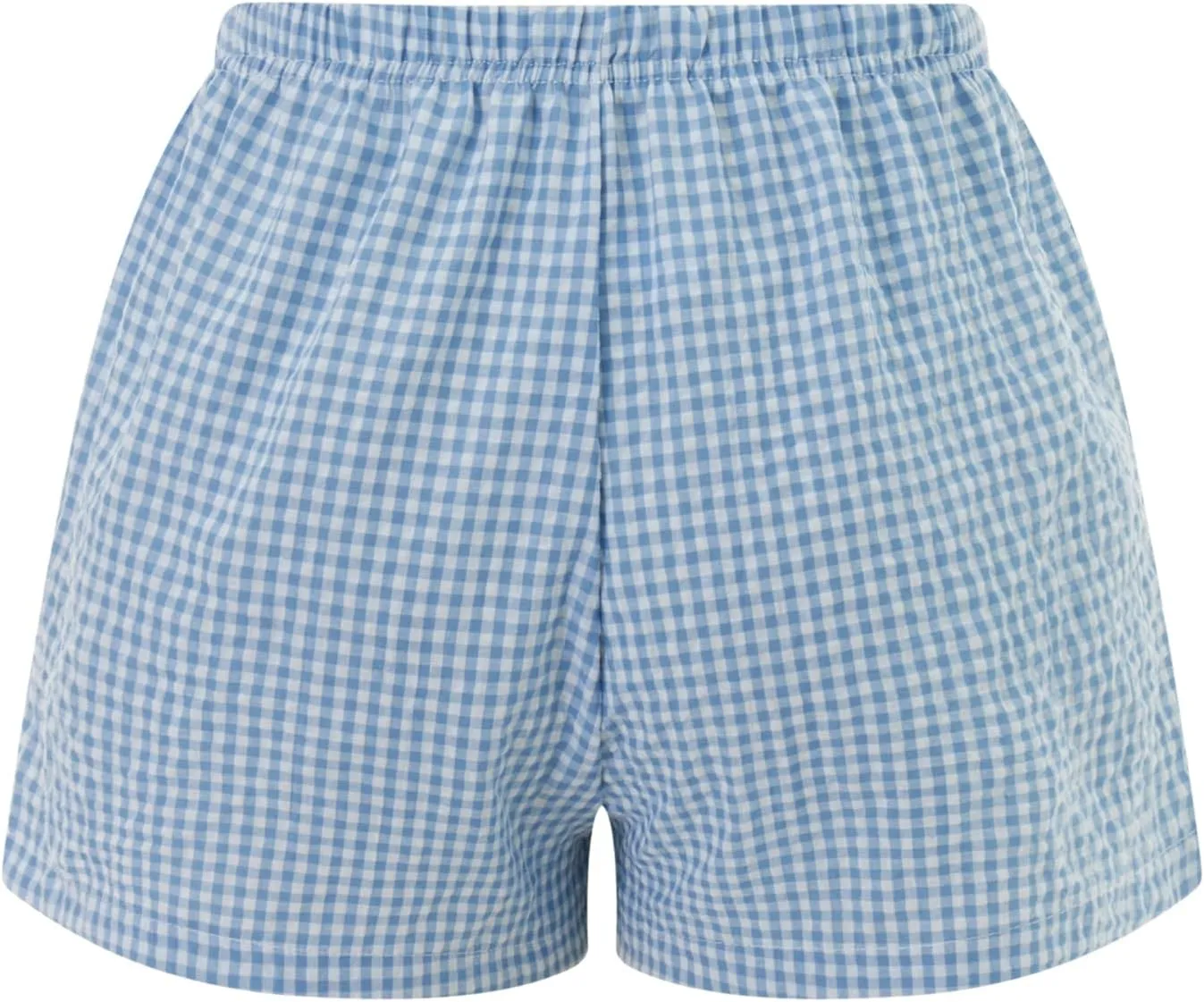 Women Y2K Stripe Shorts Elastic Waist Gingham Boxer Pajamas Shorts Cute Summer Pj Lounge Shorts