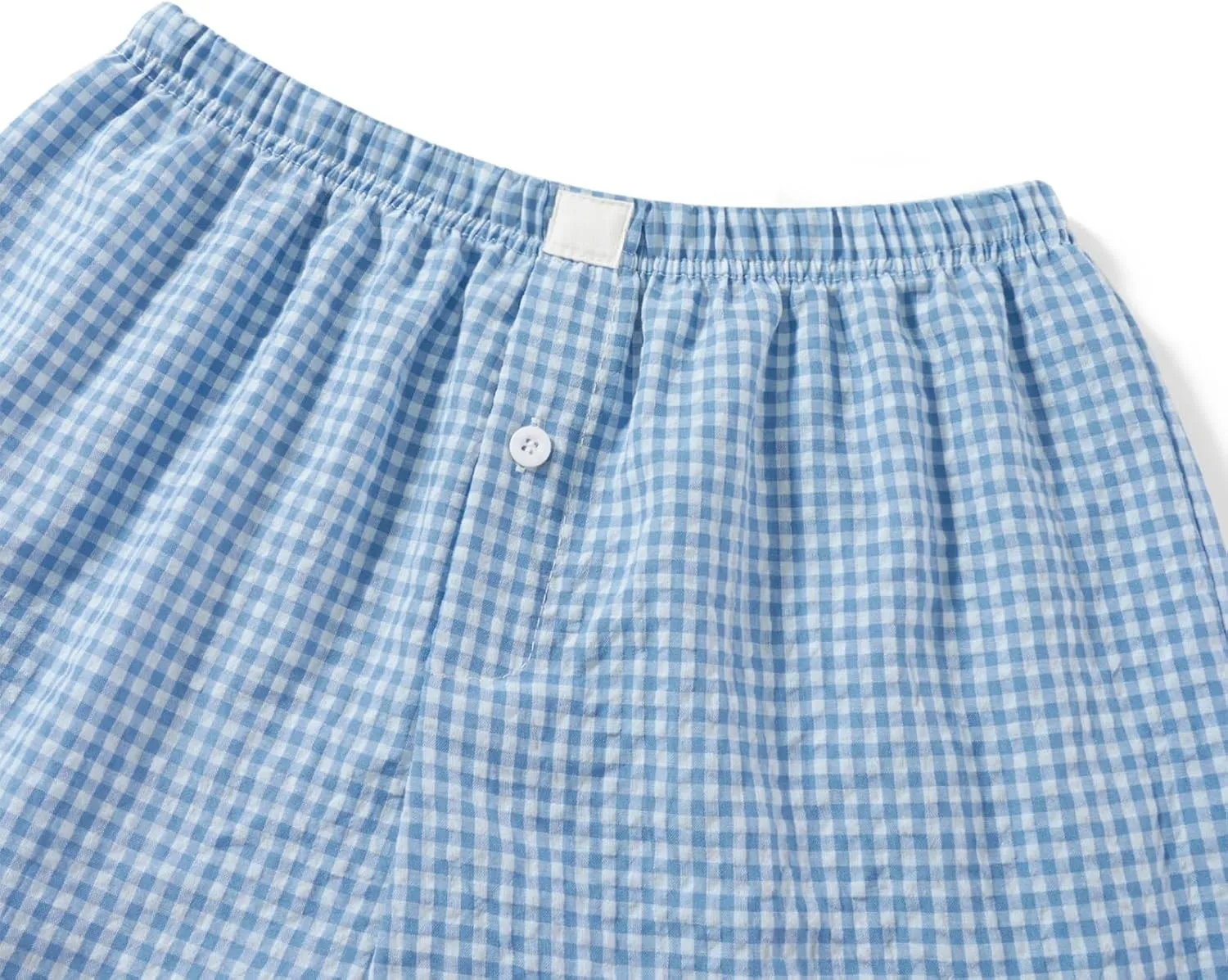 Women Y2K Stripe Shorts Elastic Waist Gingham Boxer Pajamas Shorts Cute Summer Pj Lounge Shorts