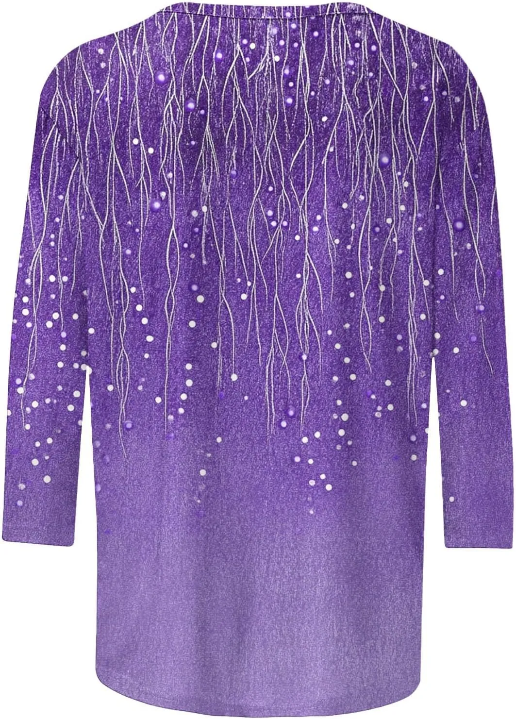 Womens 2025 Floral Boho Summer Tops 3/4 Length Sleeve Shirts Trendy Fashion Blouses Tunics Beach Vacation Clothes