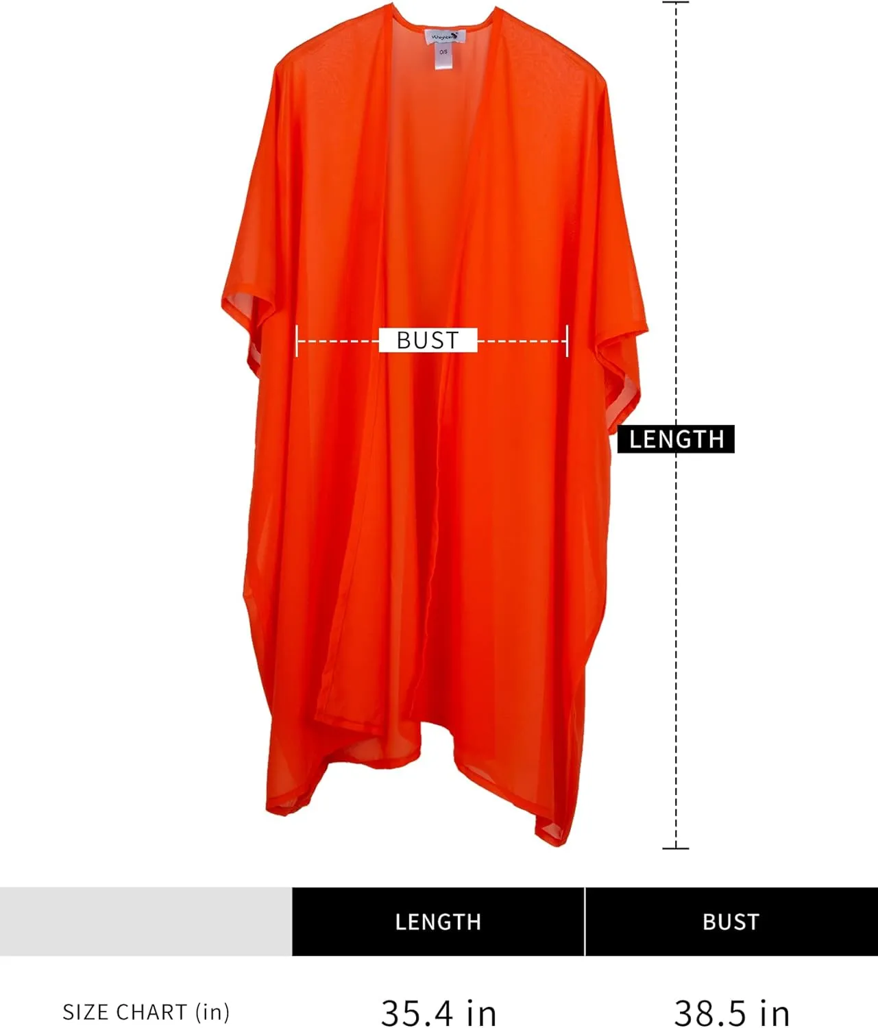 Womens Beach Kimono Coverup Sheer Chiffon Cover Ups Swimwear Cardigan Summer