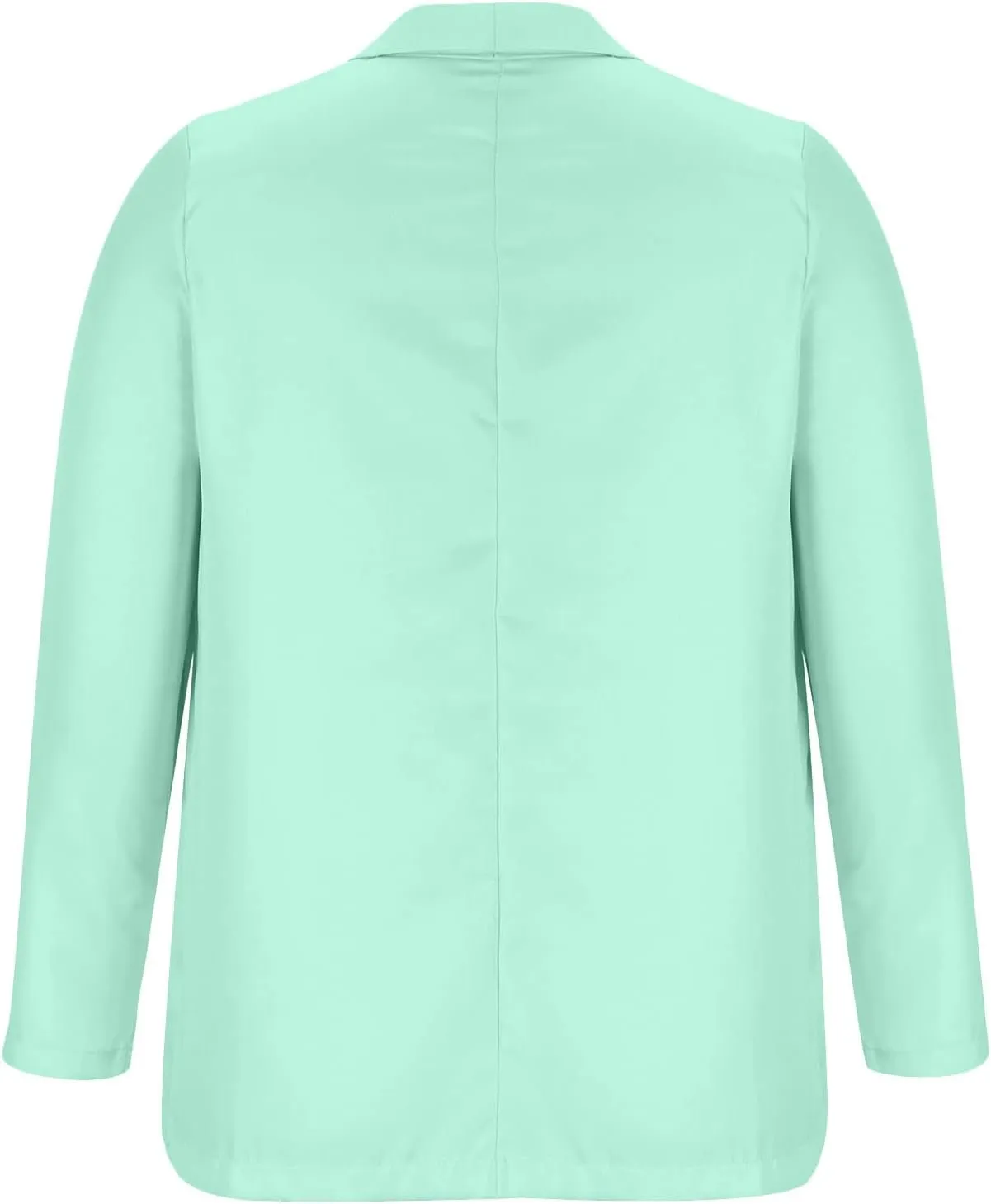 Womens Blazers 2024 Fall Bussiness,Casual Long Sleeve Button Open Front Suit Jackets, Work Clothes with Pockets