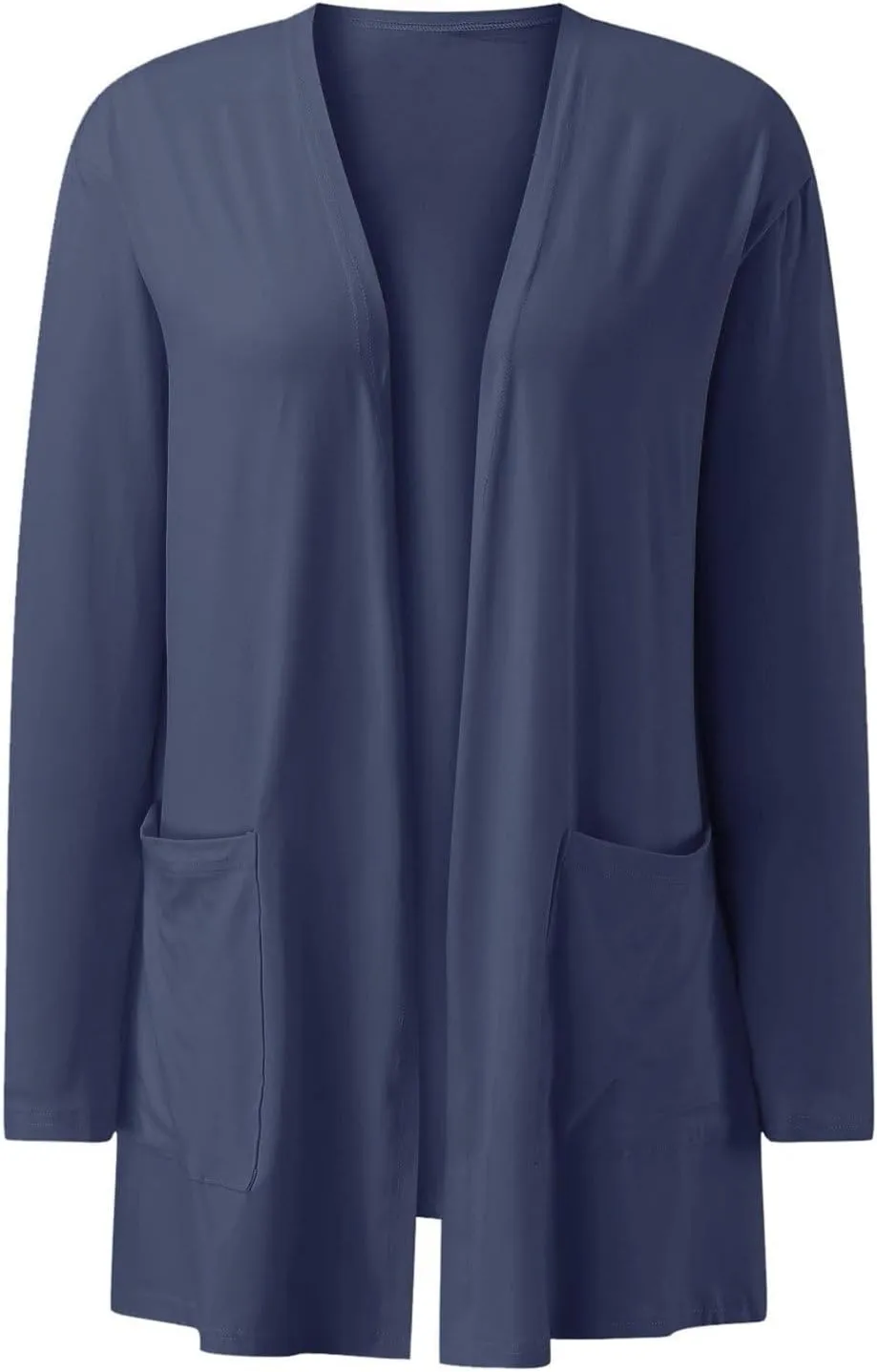 Womens Cardigans Summer Lightweight Long Sleeve with Pockets 2024 Plus Size Casual Comfy Thin Open Front Cardigan