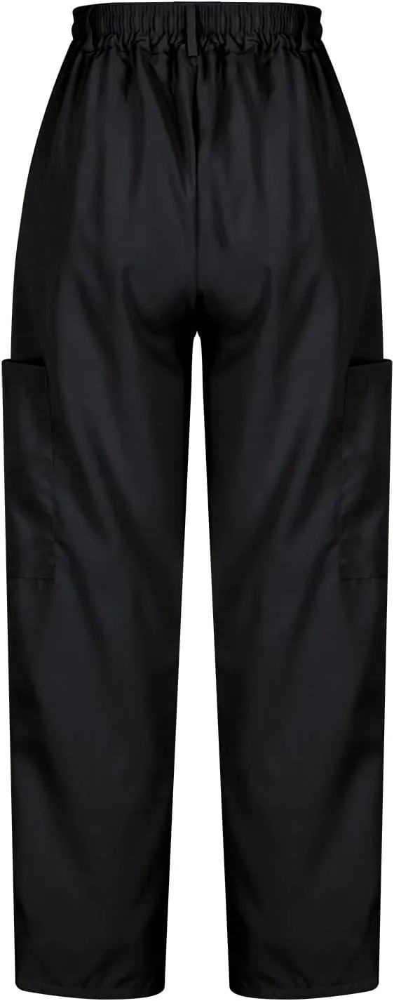 Womens Cargo Pants Baggy Wide Leg Pants Drawstring Waist Pants Y2k Cargo Pants Lightweight Hiking Pants Trendy Pants