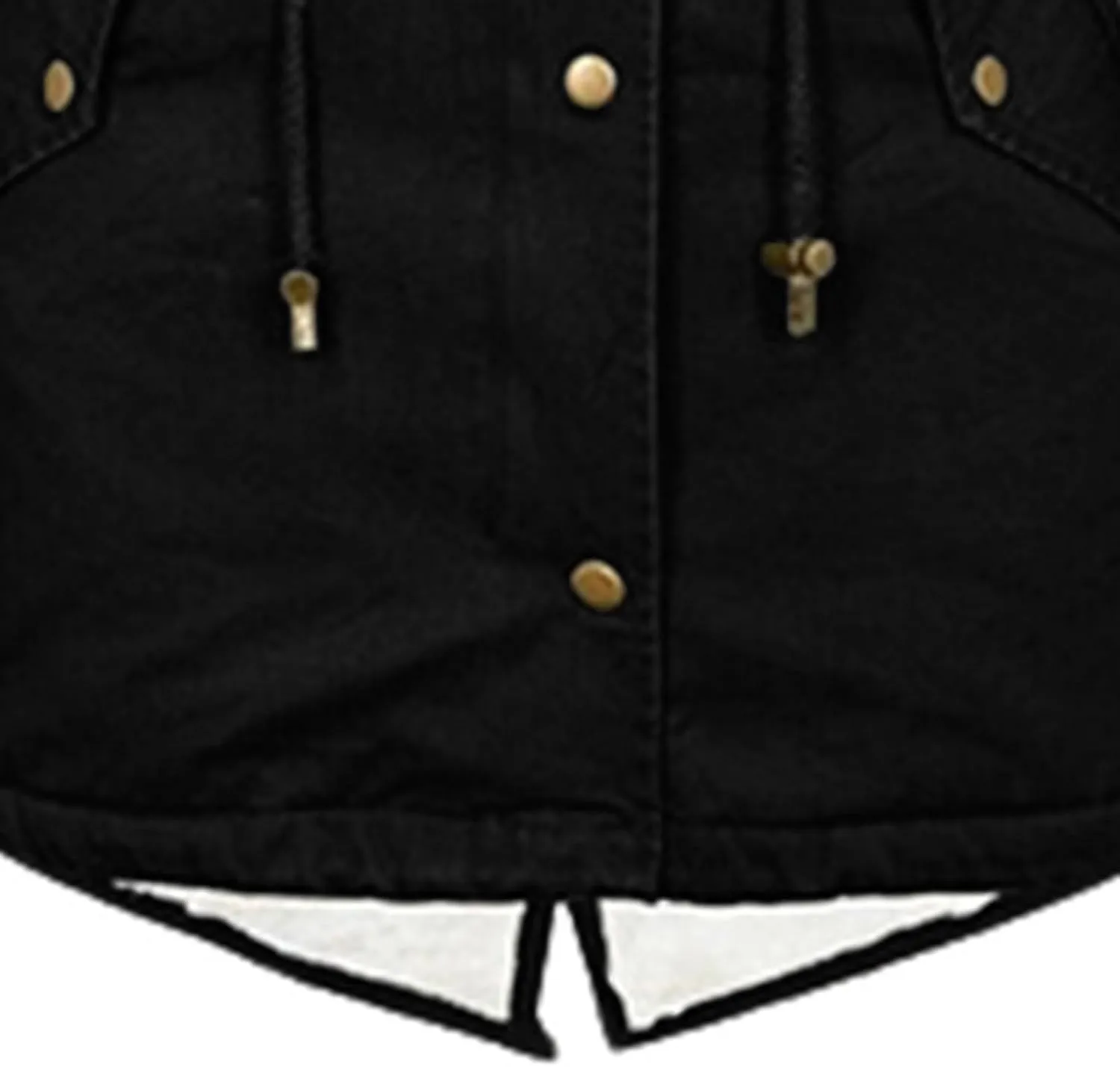 Womens Coats Plus Size Overcoats with Fur Hood Fleece Chunky Jackets Zipper Button Outerwear Winter Warm Jackets