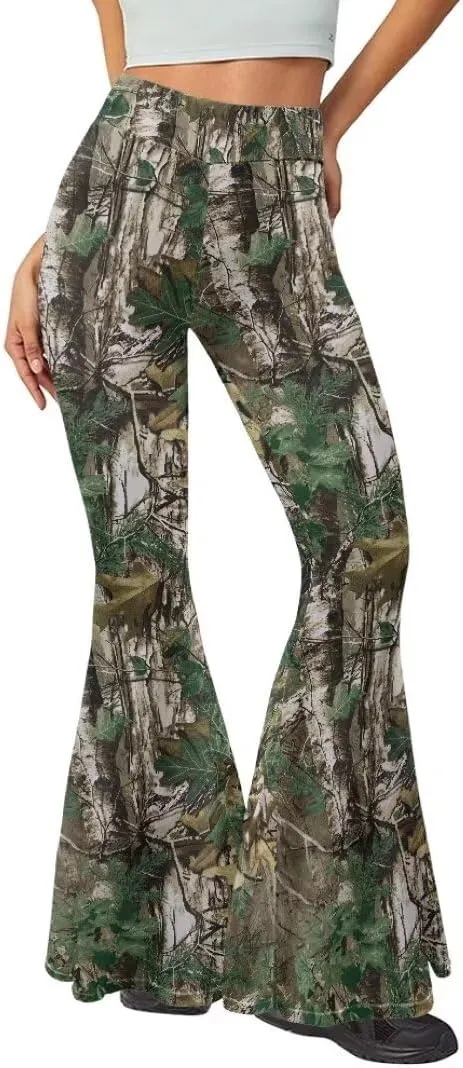 Women's Flare Yoga Pants High Waisted Bootcut Leggings for Women Workout Leggings Bell Bottom Pants