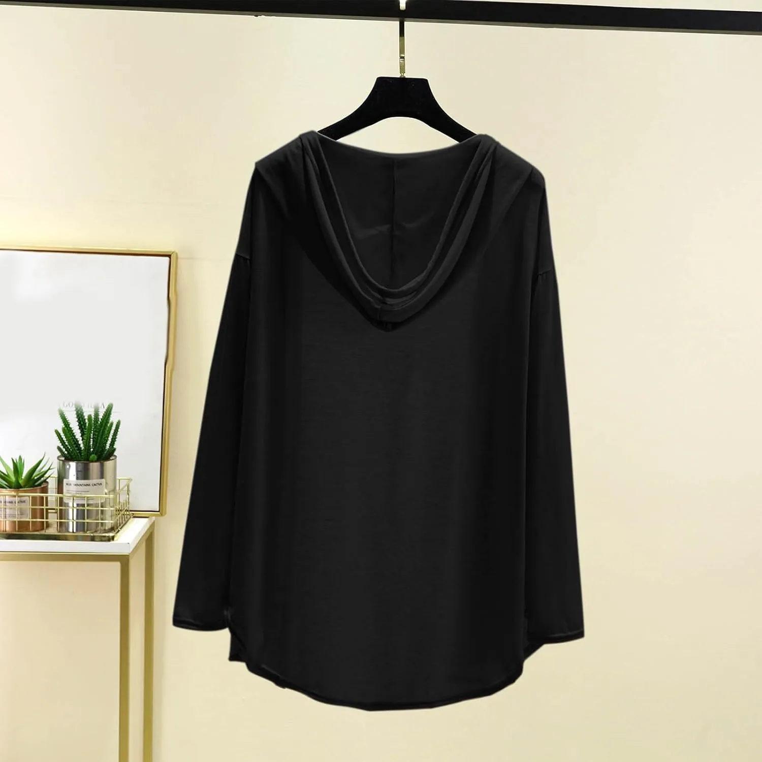 Womens Lightweight Casual Hoodie Cardigans Open Front Cover Ups Long Sleeve Outwear Coat Sun Protection Cover Clothes