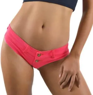 Womens Nightclub Denim Shorts High Cut Thong Hot Jeans Shorts Party Mini Denim Shorts