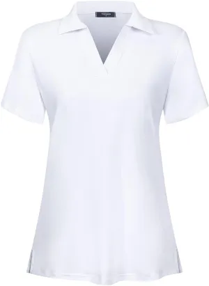 Women's Short Sleeve Golf Polo Shirts Tennis Shirts Sport T-Shirts Workout Tops