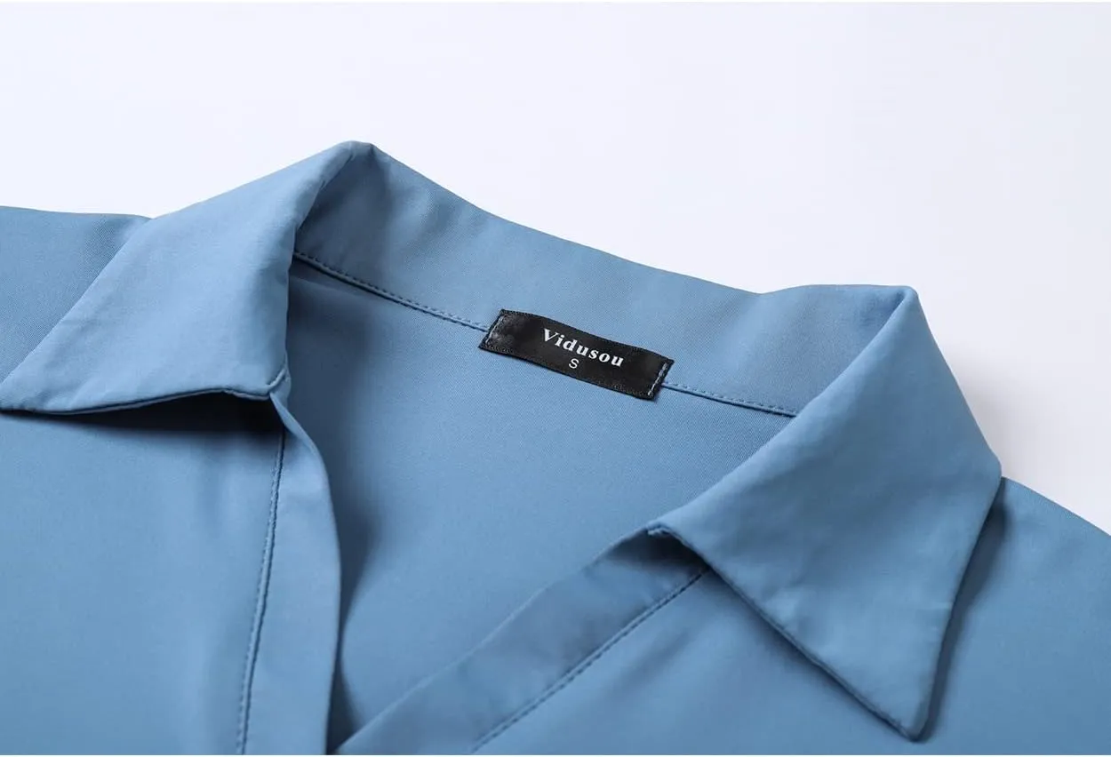 Women's Short Sleeve Golf Polo Shirts Tennis Shirts Sport T-Shirts Workout Tops