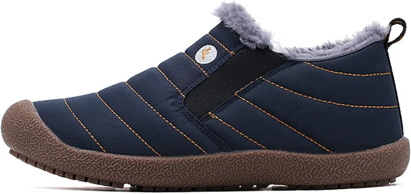 Womens Snow Boots Waterproof Insulated Zipper Winter Snow Boots Women Extra Wide Snow Boots for Women Plus Size Fur Lined Winter Boot for Women Botas De Invierno Para Mujer Tacon Bajo