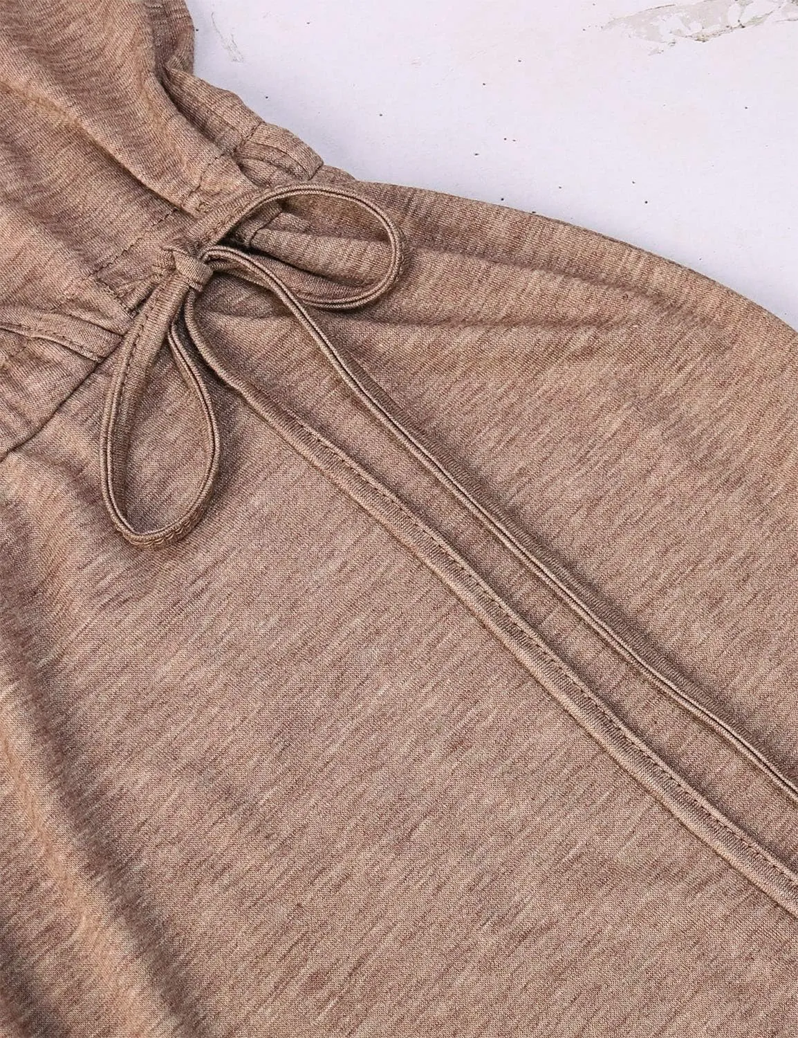 Women's Summer Casual Wrap V Neck Sleeveless Midi Dresses