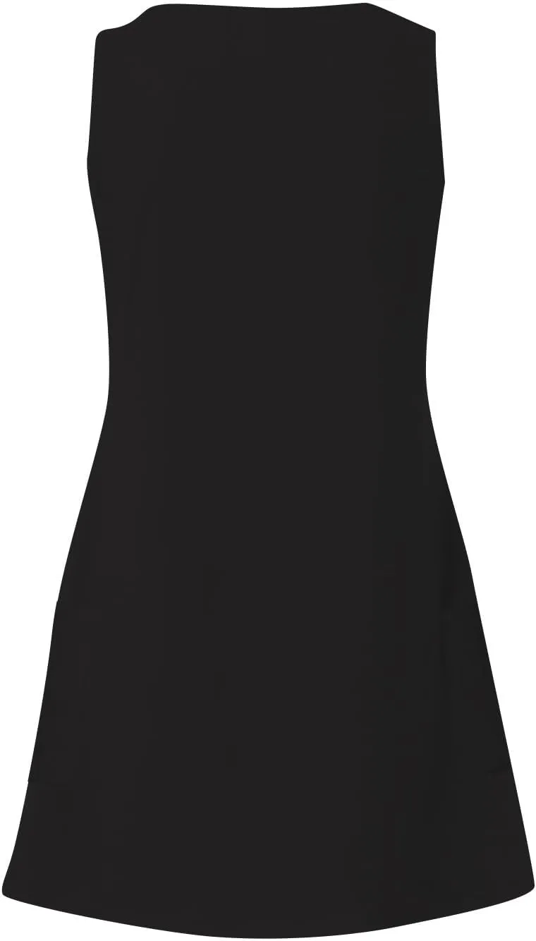 Womens Summer Dresses 2024 T-Shirts Dress Loose V Neck Sleeveless Tank Dresses Sundresses Floral/Plain