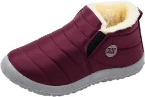 Womens Wide Size 10.5 Snow Boots Women's Winter Boots Wide Width Waterproof Winter Boots for Women Slip ons Outdoor Waterproof Rubber Boots for Women Snow Shoes for Women Slip on