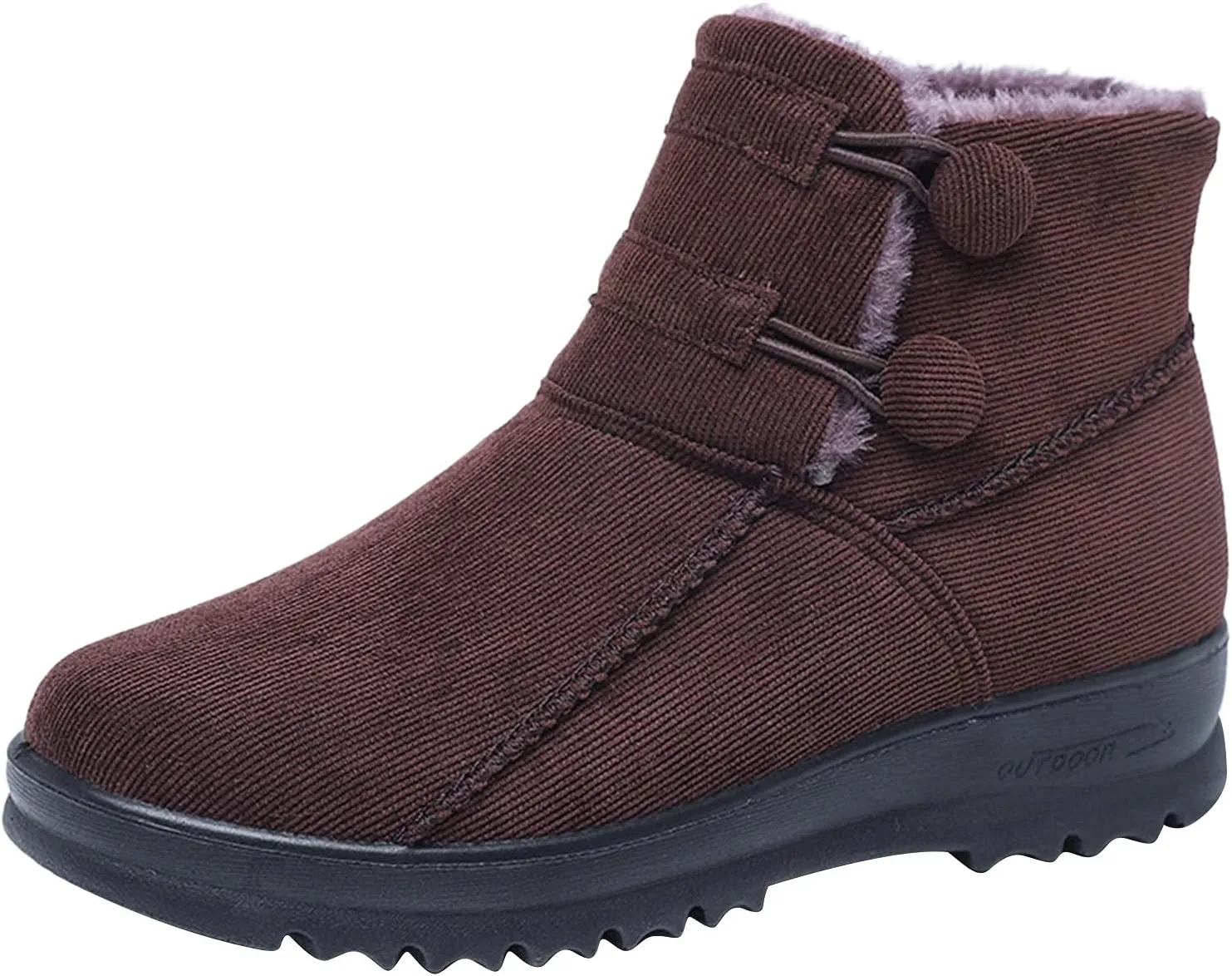 Womens Winter Snow Boots Size 11 Winter Boots Waterproof Women Wide Womens Winter Boots with Fur Trim Women's Snow Boots Anti-Slip Waterproof Botas Para La Nieve De Mujer Waterproof