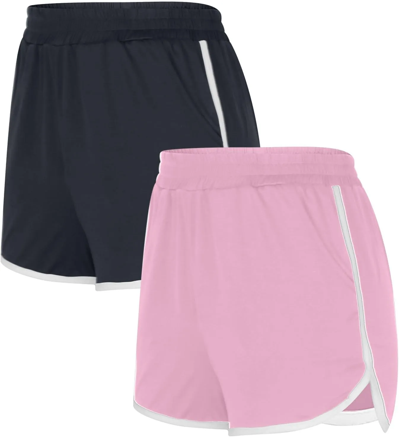 Womens Yoga Shorts High Waisted Dolphin Athletic Shorts Running Sports Short Pants Workout Yoga Fitness Shorts