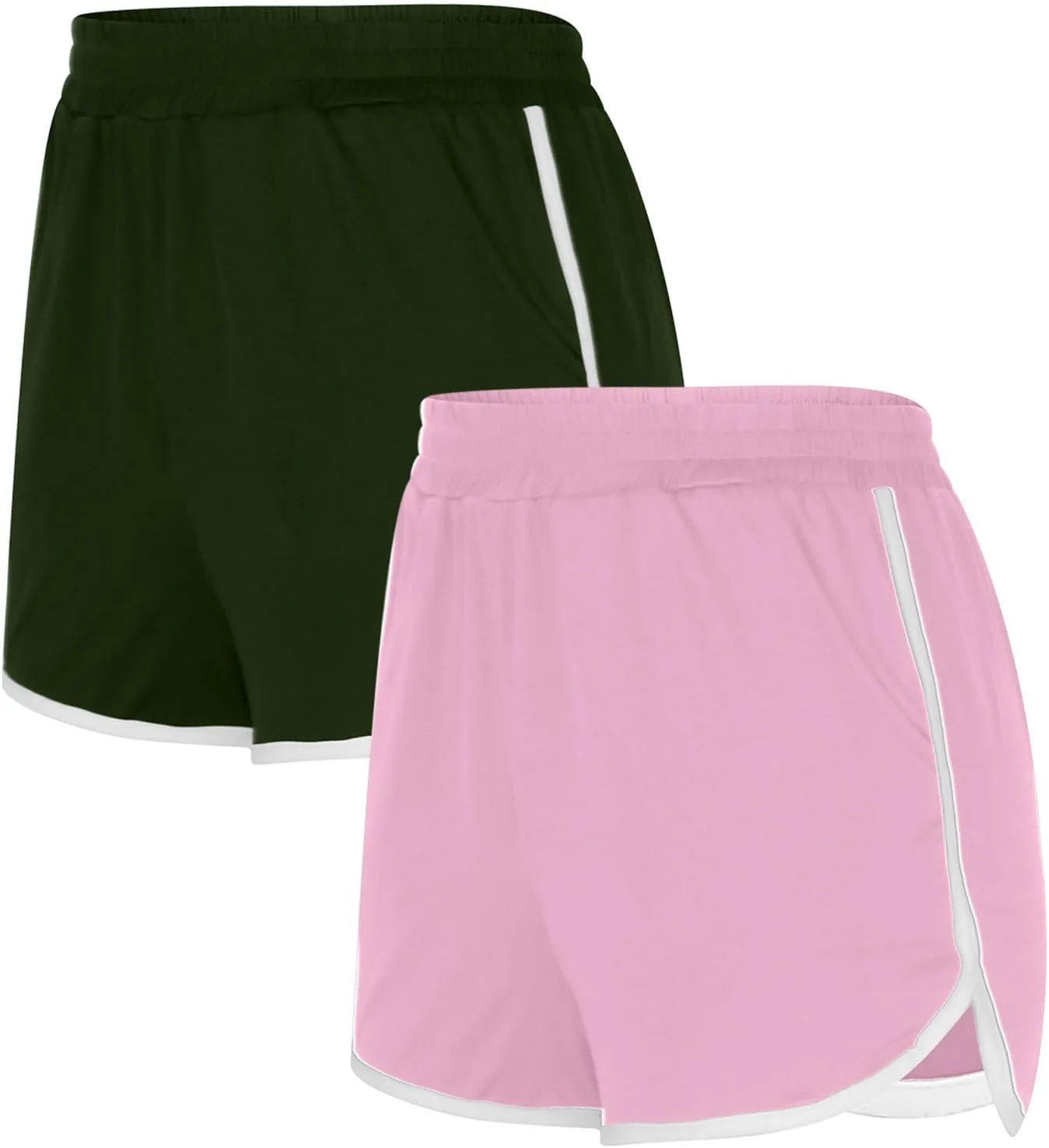 Womens Yoga Shorts High Waisted Dolphin Athletic Shorts Running Sports Short Pants Workout Yoga Fitness Shorts