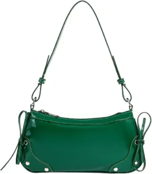 Y2k Crescent Hobo Bags Women 90s Trendy PU Leather Underarm Shoulder Bag Cute Crossbody Phone Purse Retro Tote Handbag