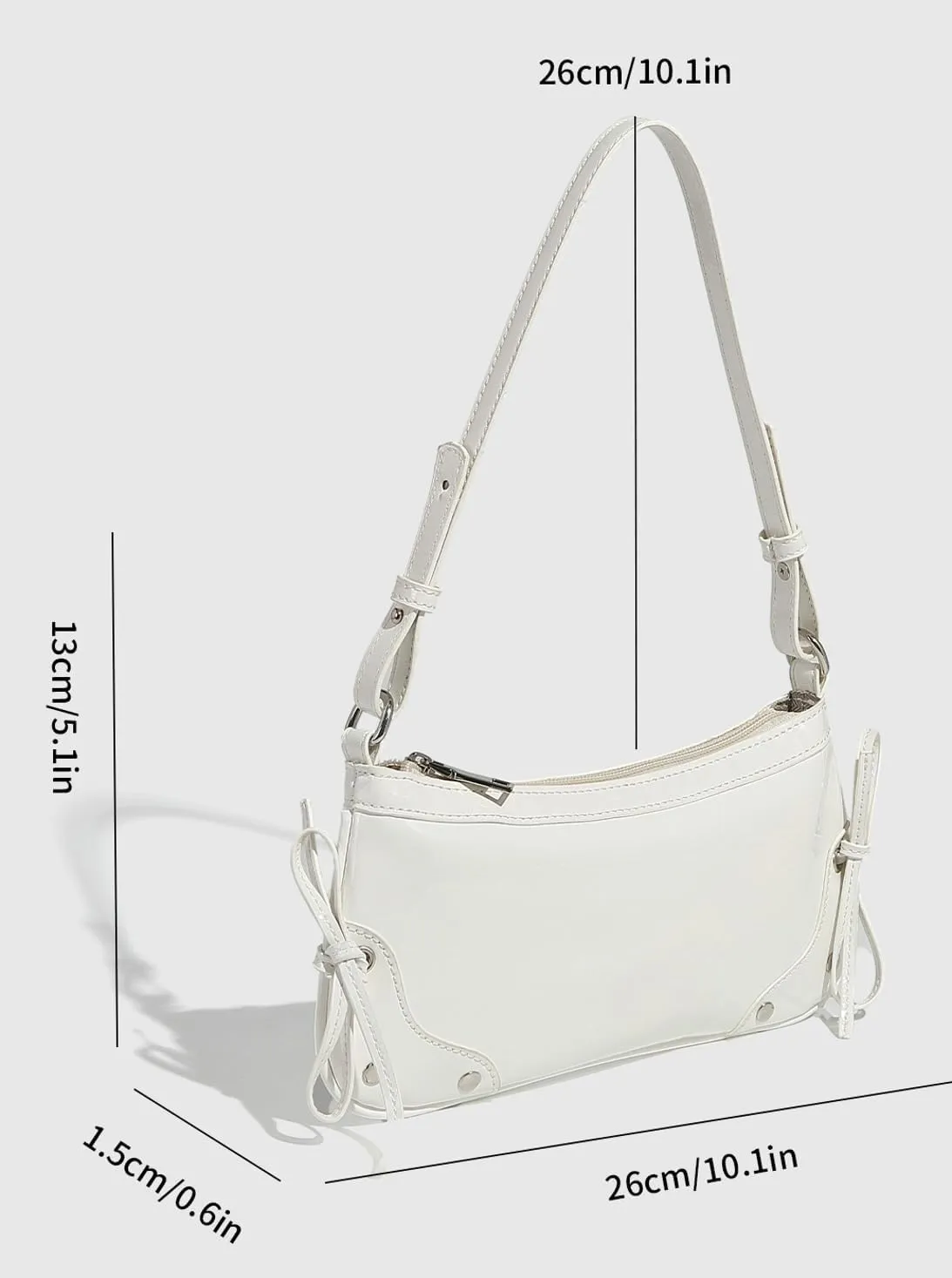 Y2k Crescent Hobo Bags Women 90s Trendy PU Leather Underarm Shoulder Bag Cute Crossbody Phone Purse Retro Tote Handbag