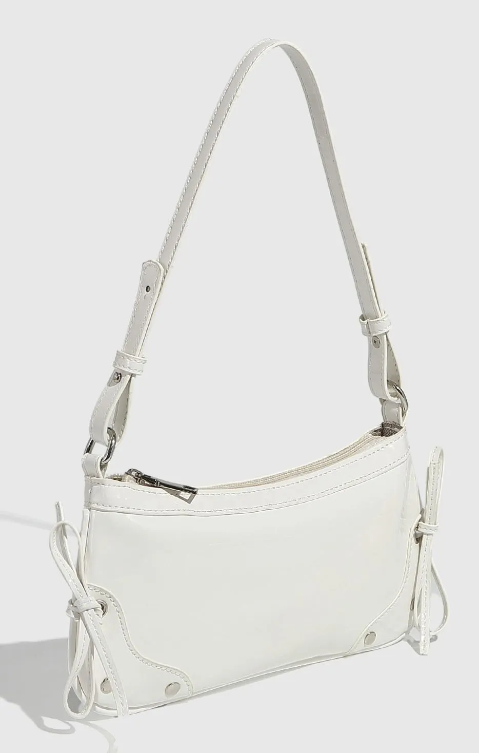 Y2k Crescent Hobo Bags Women 90s Trendy PU Leather Underarm Shoulder Bag Cute Crossbody Phone Purse Retro Tote Handbag