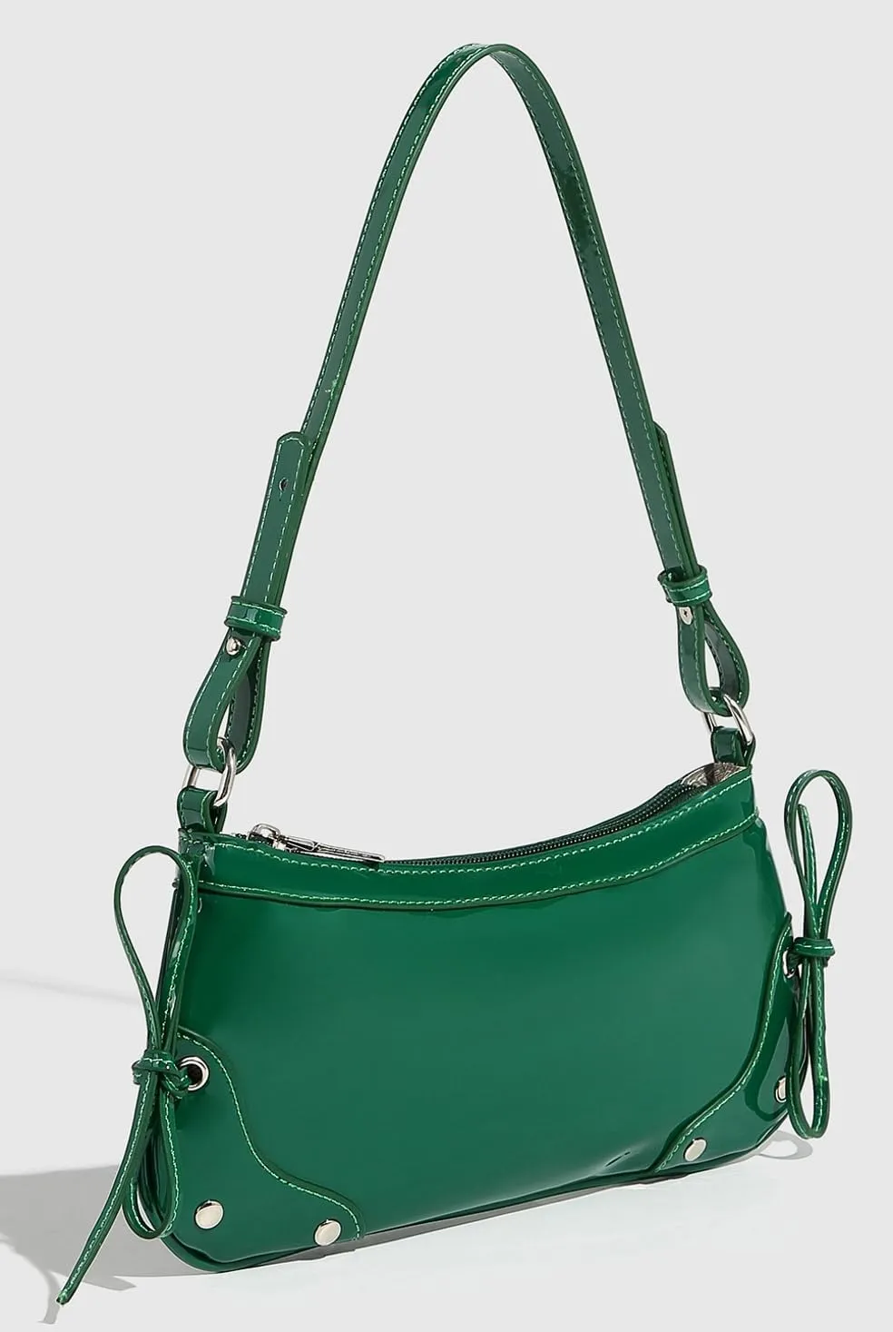 Y2k Crescent Hobo Bags Women 90s Trendy PU Leather Underarm Shoulder Bag Cute Crossbody Phone Purse Retro Tote Handbag