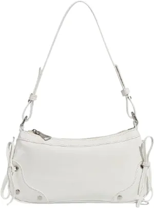 Y2k Crescent Hobo Bags Women 90s Trendy PU Leather Underarm Shoulder Bag Cute Crossbody Phone Purse Retro Tote Handbag