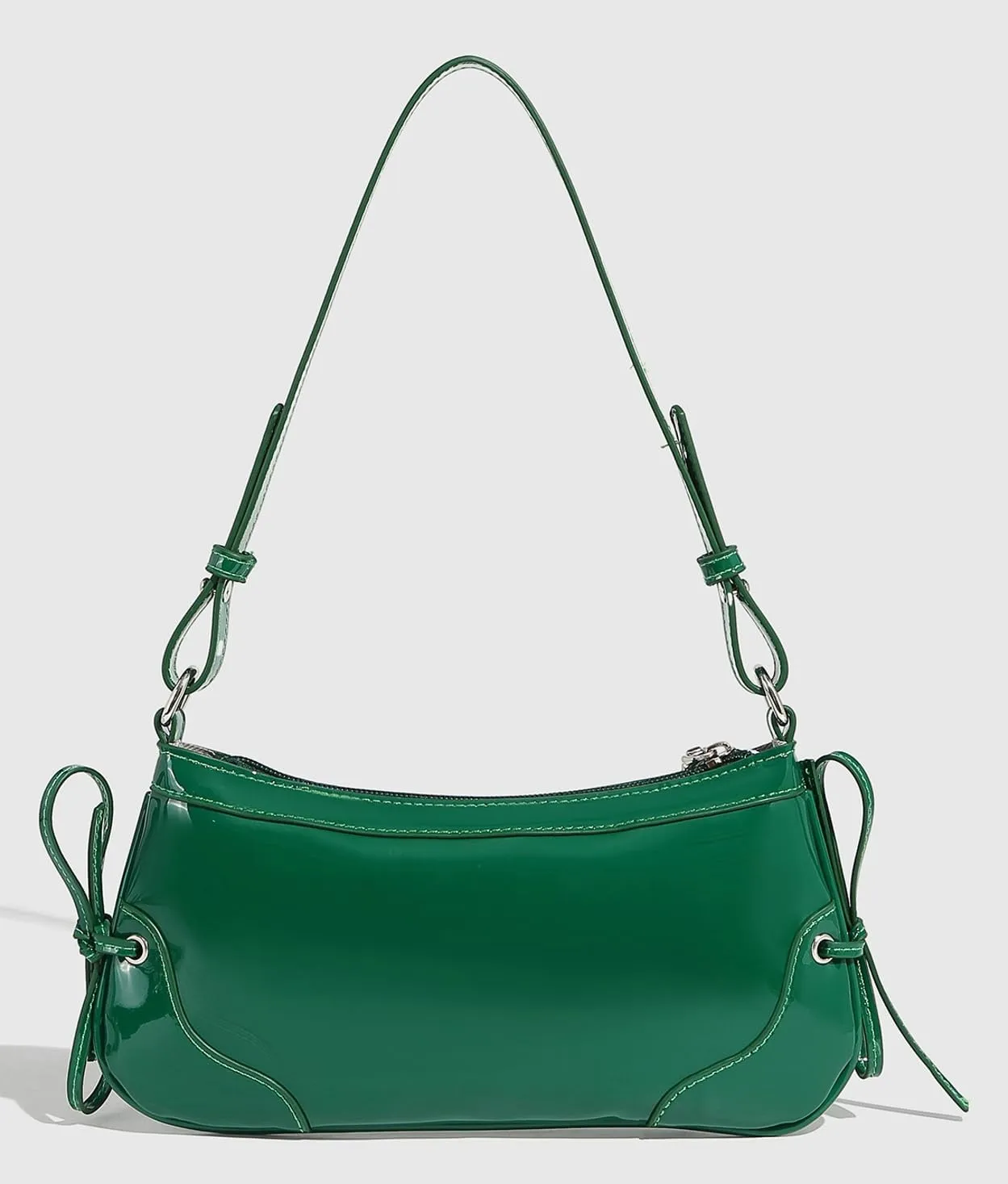 Y2k Crescent Hobo Bags Women 90s Trendy PU Leather Underarm Shoulder Bag Cute Crossbody Phone Purse Retro Tote Handbag