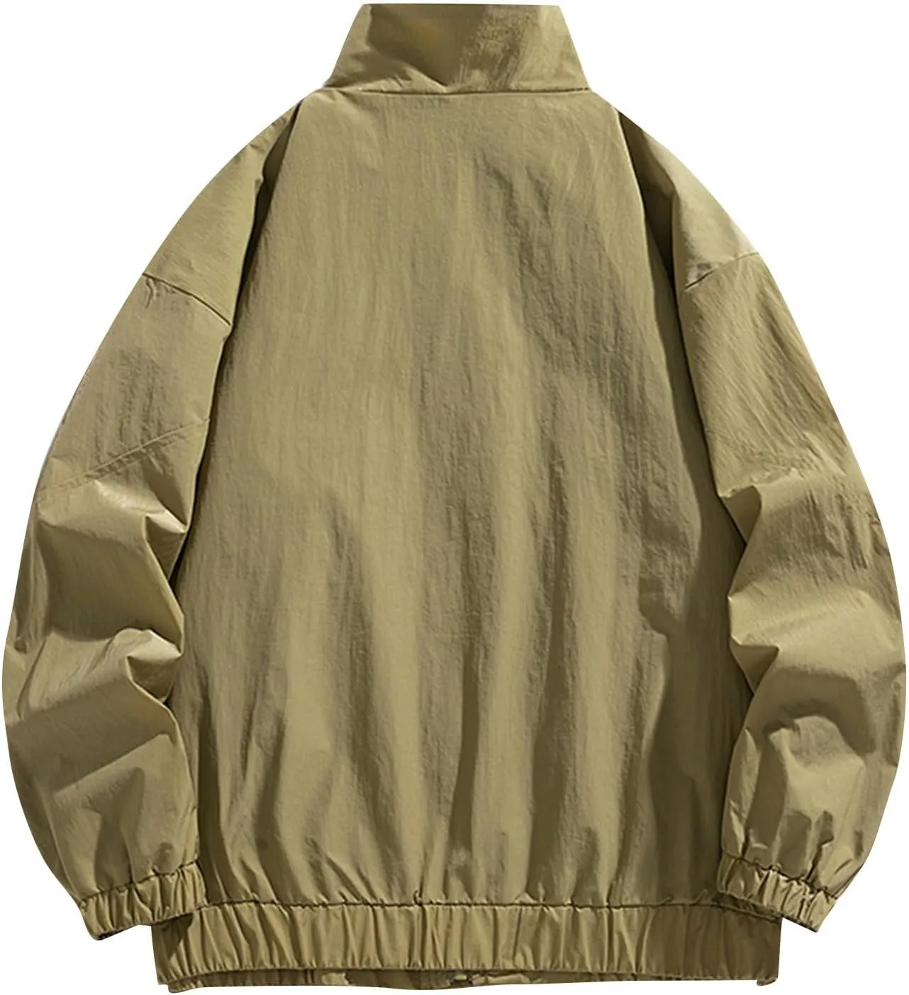 Ymosrh Men's Rain Jackets Waterproof Jackets with Hood Raincoat Lightweight Windbreaker Outdoors Suits Jacket, M-5XL