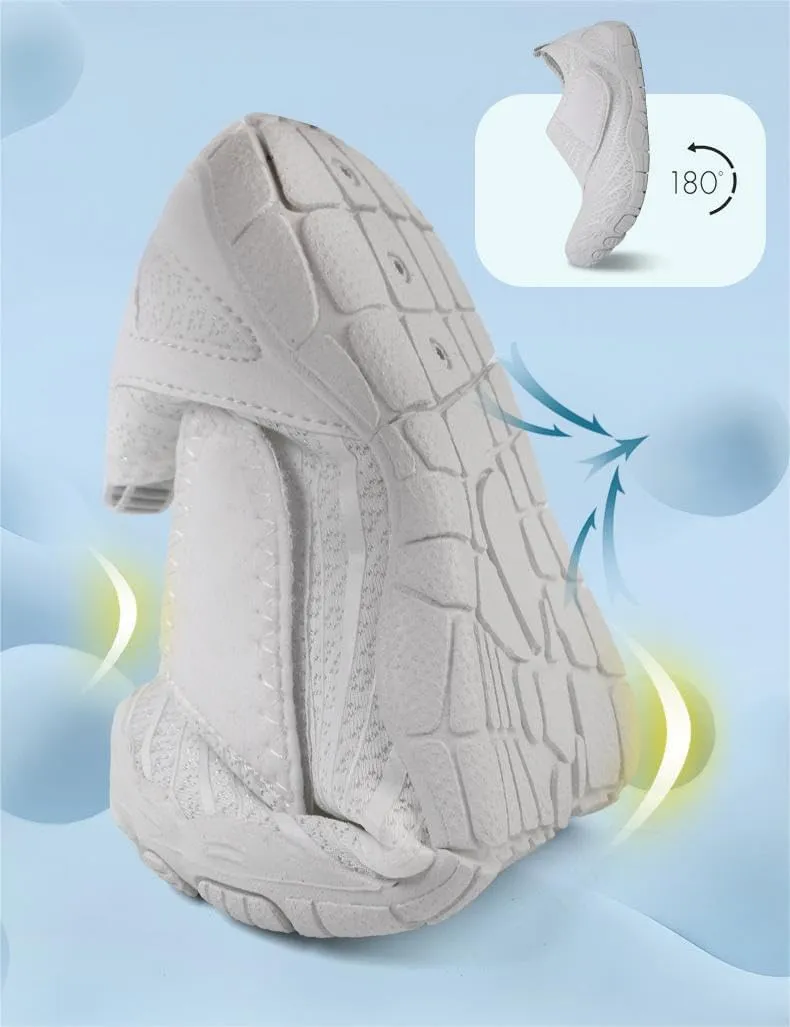ZWRXW Hike Shoe Footwear Barefoot Shoes Women, Footwear Sneakers, Healthy & Non-Slip Barefoot Shoes Women, Wide Toe Box Sneakers, Yoga Outdoor Walking Hiking